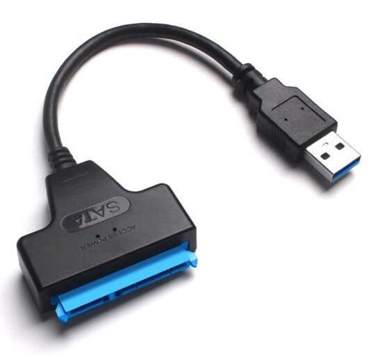 USB 3.0 — gt, SATA-адаптер/контролер для 2.5 HDD/SSD диск перехідник від компанії Premium - фото 1