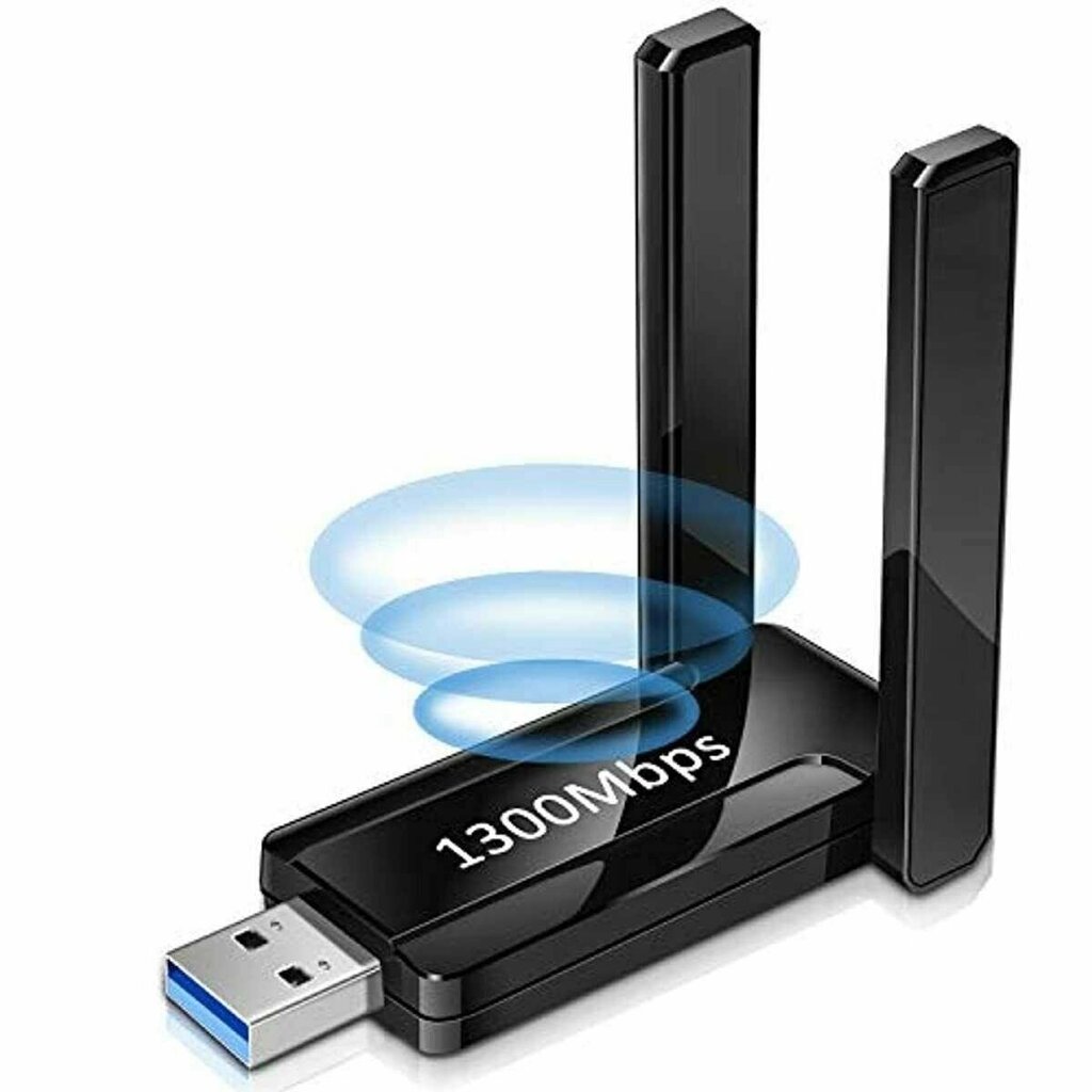 USB 3.0 Wi-Fi адаптер 1300 Мбіт/с Wi-Fi Stick 2,4 ГГц/5 ГГц (вітринний) від компанії Premium - фото 1