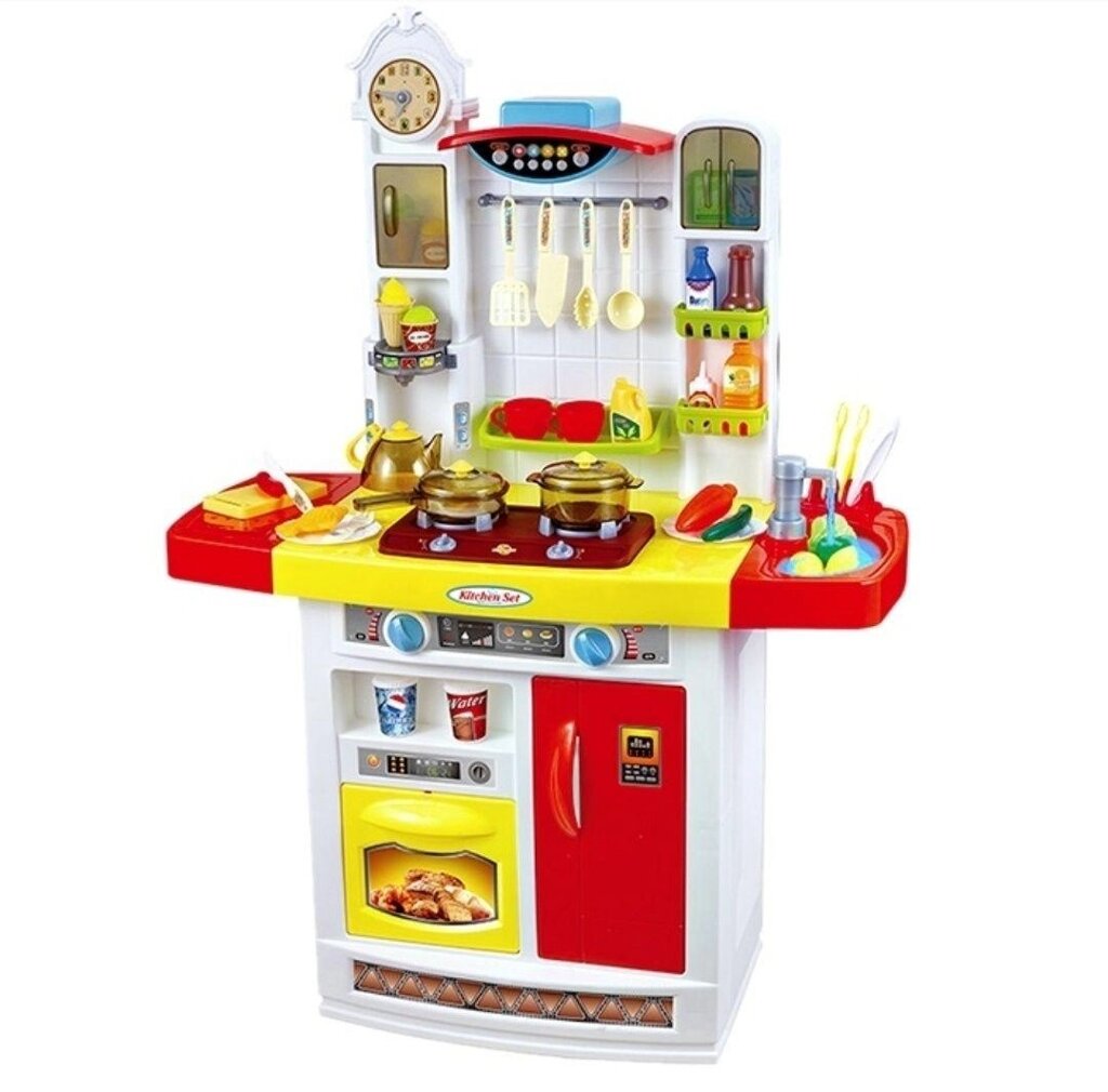 Велика інтерактивна кухня з водою Kitchen set 798B, світло, звуки від компанії Premium - фото 1