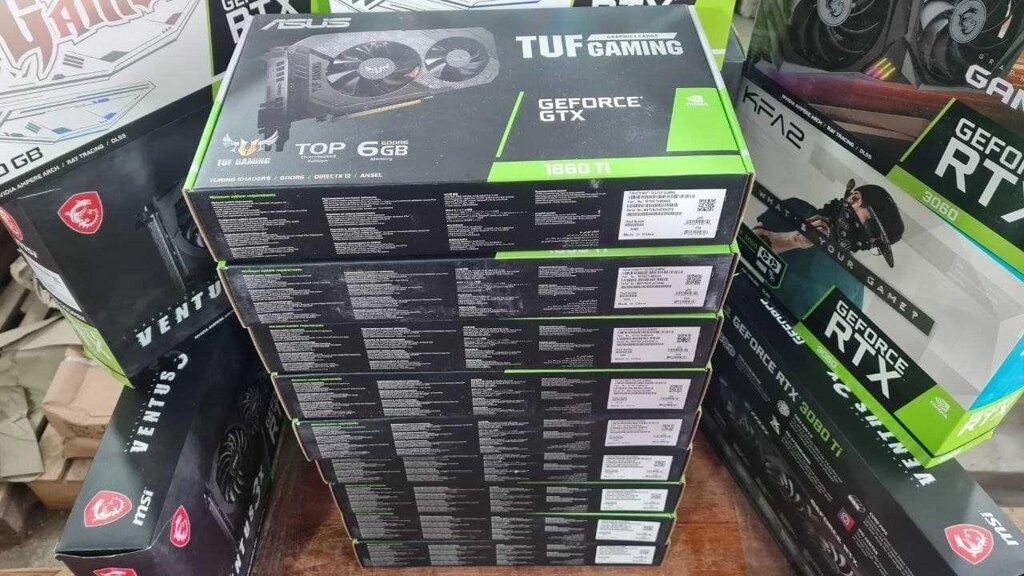 Відеокарта ASUS TUF Gaming GeForce GTX 1660Ti EVO OC 6GB GDDR від компанії Premium - фото 1