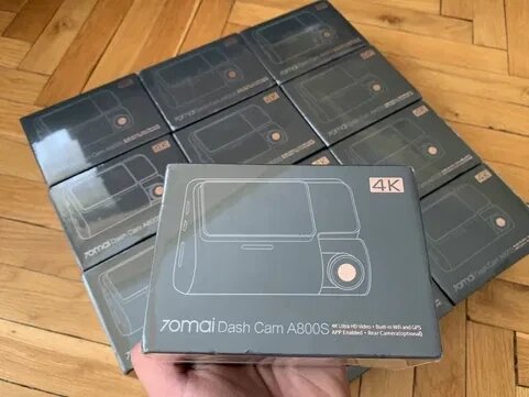 Відеореєстратор XIAOMI 70mai Dash Cam Pro A800S 4K GPS Екстраур'єра від компанії Premium - фото 1