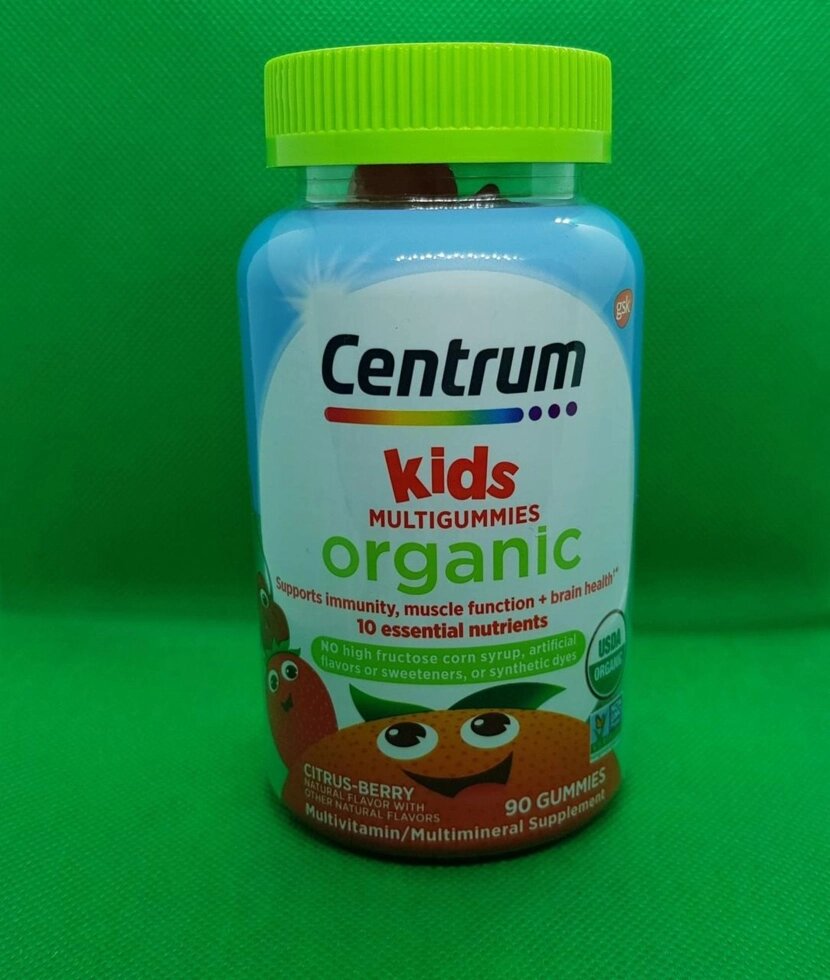 Вітаміні Centrum Kids Organic для дітей, вітаміни для дітей від компанії Premium - фото 1