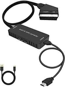 Wrugste Перетворювач SCART в HDMI конвертер 720P/1080P HD від компанії Premium - фото 1