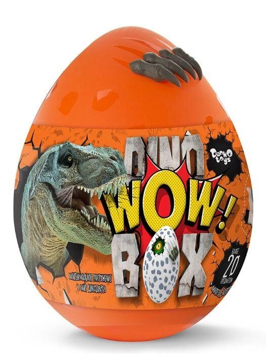 Яйце Динозавра Danko Toys Dino WOW Box 35 см 20 сюрпризів ЛЬВІВ від компанії Premium - фото 1