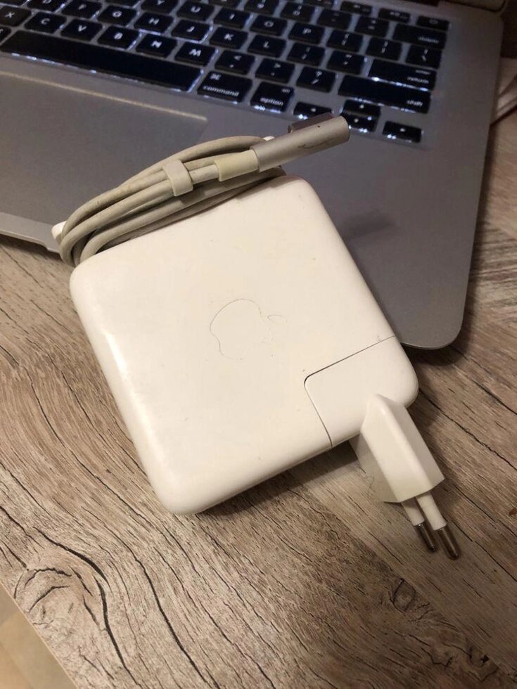 Зарядка для MacBook air pro (2007-2012) magsafe 1 60w від компанії Premium - фото 1