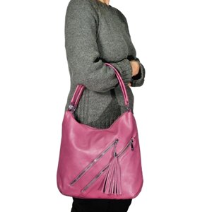 Жіноча сумка через плече на два відділення, містка та легка