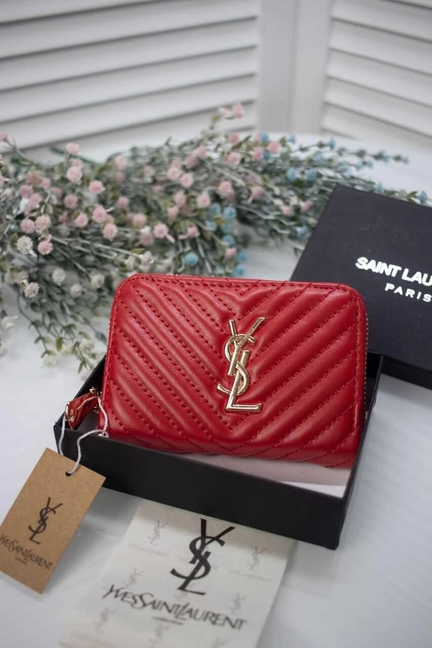 Жіночий гаманець міні Yves Saint Laurent Ів Сен-Лоран від компанії Premium - фото 1