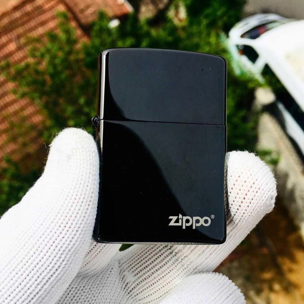 Zippo Black Ice бензинова запальничка зиппо чорний лід нова в коробці від компанії Premium - фото 1