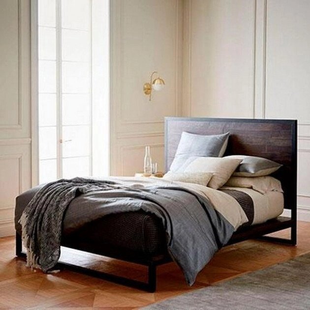 Ліжко GoodsMetall в стилі LOFT К10 від компанії GoodsMetall - фото 1