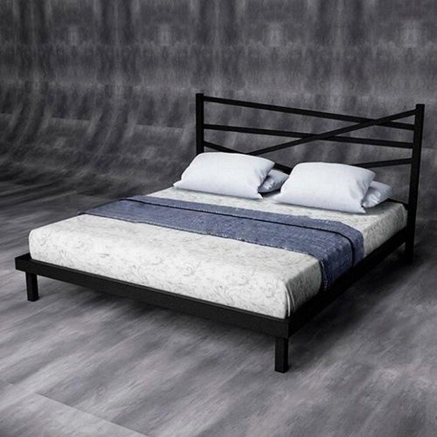 Ліжко GoodsMetall в стилі LOFT К11 від компанії GoodsMetall - фото 1