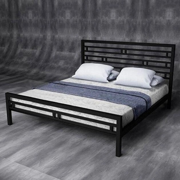 Ліжко GoodsMetall в стилі LOFT К6 від компанії GoodsMetall - фото 1
