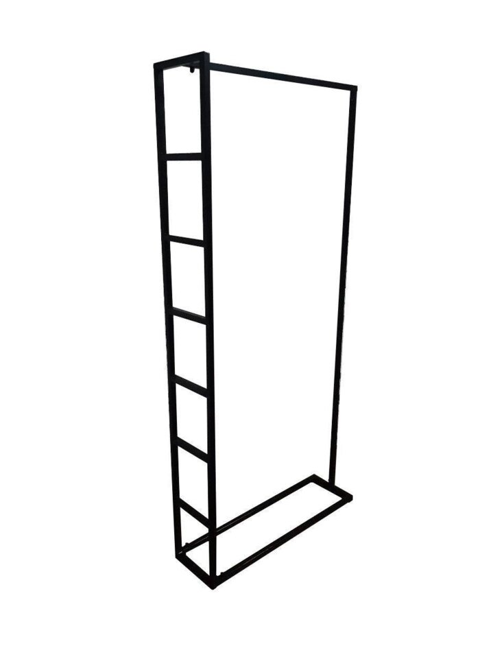 Вішалка стійка, рейл для одягу GoodsMetall в стилі Лофт 1600х800х420мм ВШ109 від компанії GoodsMetall - фото 1