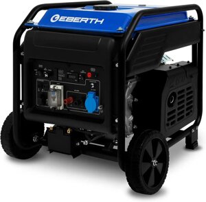 Інверторний генератор "EBERTH" 7500 Вт, з бензиновим двигуном 15 HP, 4-тактний