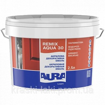 Акриловая декоративная эмаль Aura Luxpro Remix Aqua 30 ##от компании## Краски-Лаки - ##фото## 1
