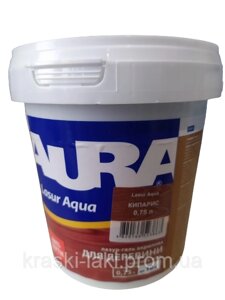 Декоративно-защитное средство для древесины Aura Lasur Aqua Кипарис 2.5