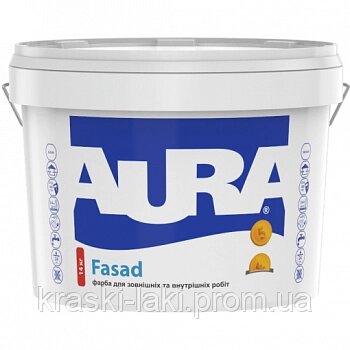 Фарба для зовнішніх і внутрішніх робіт Aura Fasad від компанії Фарби-Лаки - фото 1