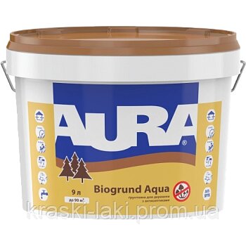 Ґрунтовка для деревини Aura Biogrund Aqua від компанії Фарби-Лаки - фото 1