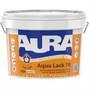 Інтер'єрний акриловий лак Aura Aqua Lack 70 10
