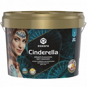 Матова фарба для стін стійка до забруднень Eskaro Cinderella