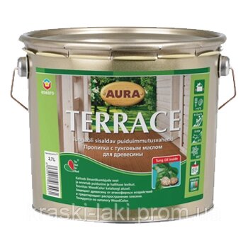 Масло для терас Aura Terrace від компанії Фарби-Лаки - фото 1