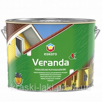 Масляно-акрилова фарба для деревини Eskaro Veranda від компанії Фарби-Лаки - фото 1