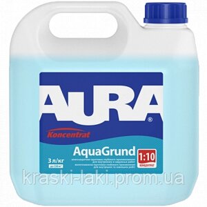 Вологозахисна ґрунтовка Aura AquaGrund