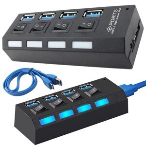 4x USB 3.0 розгалужувач розгалужувач порту USB hub 6236