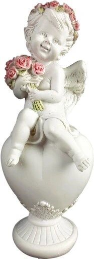 Ангел ангел фігурка на серці 22 см Angel Znicz Статуетка Бренд Європи від компанії Euromarka - фото 1