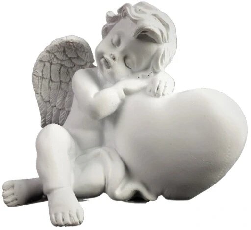 Angel Figurine Angel Znicz могила з серцевим картриджем Статуетка Бренд Європи від компанії Euromarka - фото 1