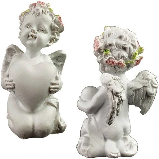 Angel Heart Gypsum хороший орнамент могильний подарунок Статуетка Бренд Європи від компанії Euromarka - фото 1