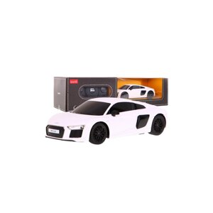 Audi R8 біла модель RASTAR 1:24 Автомобіль з дистанційним керуванням + пульт 2,4 ГГц