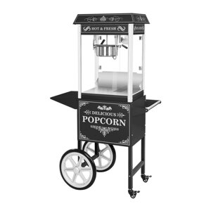 Automat для попкорну - візок - чорний Royal Catering (