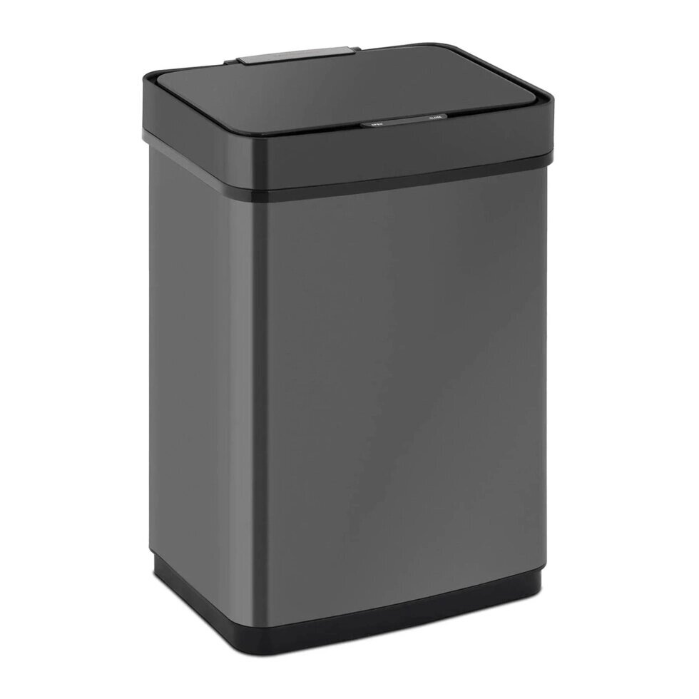Автоматический мусорное ведро - 50 л - черный - прямоугольный Fromm & Starck EX10260206 Мусорные корзины (-) від компанії Euromarka - фото 1