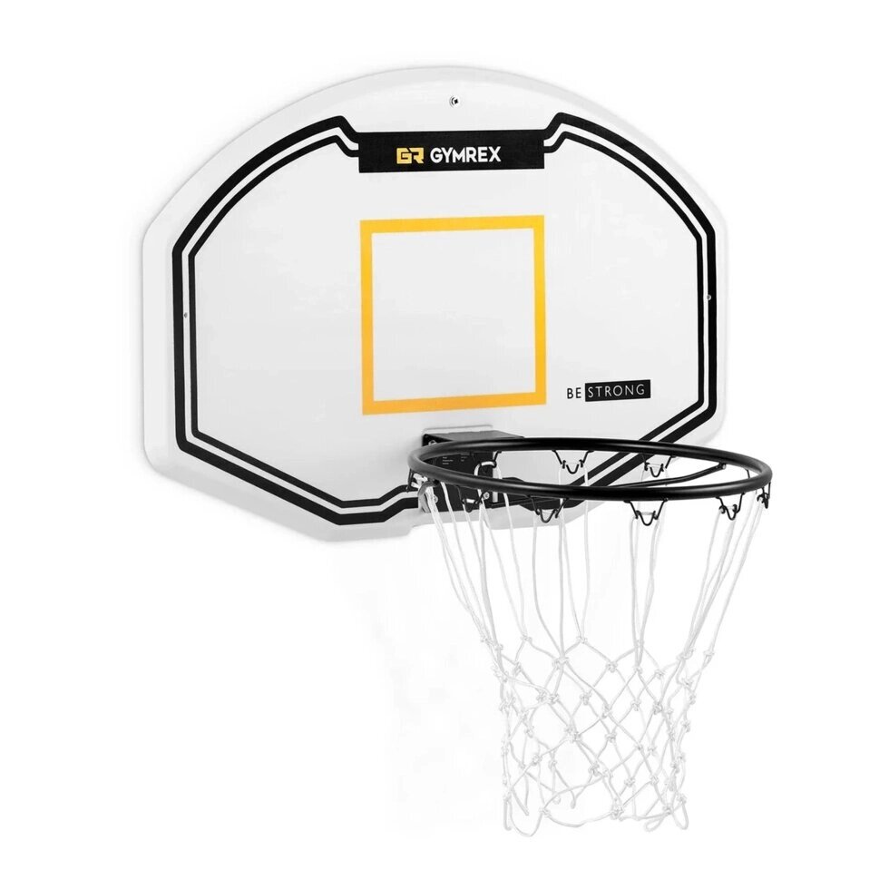 Баскетбольная доска - 61 х 91 см Gymrex EX10230179 Игровые ворота с мячем (-) від компанії Euromarka - фото 1