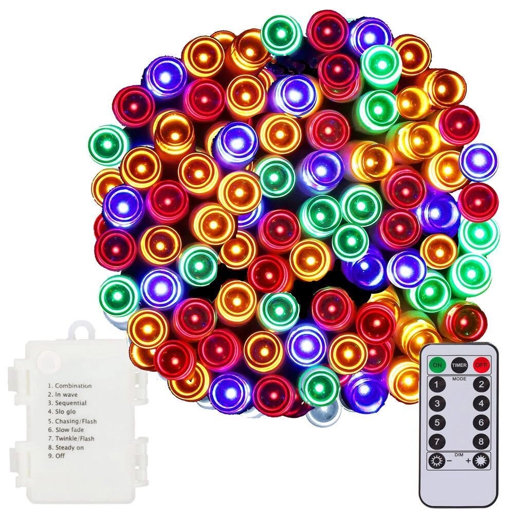 Батарея світлодіодні лампи 100 led_x000D_ Springos CL4036 (5907719442198_x000D_) від компанії Euromarka - фото 1