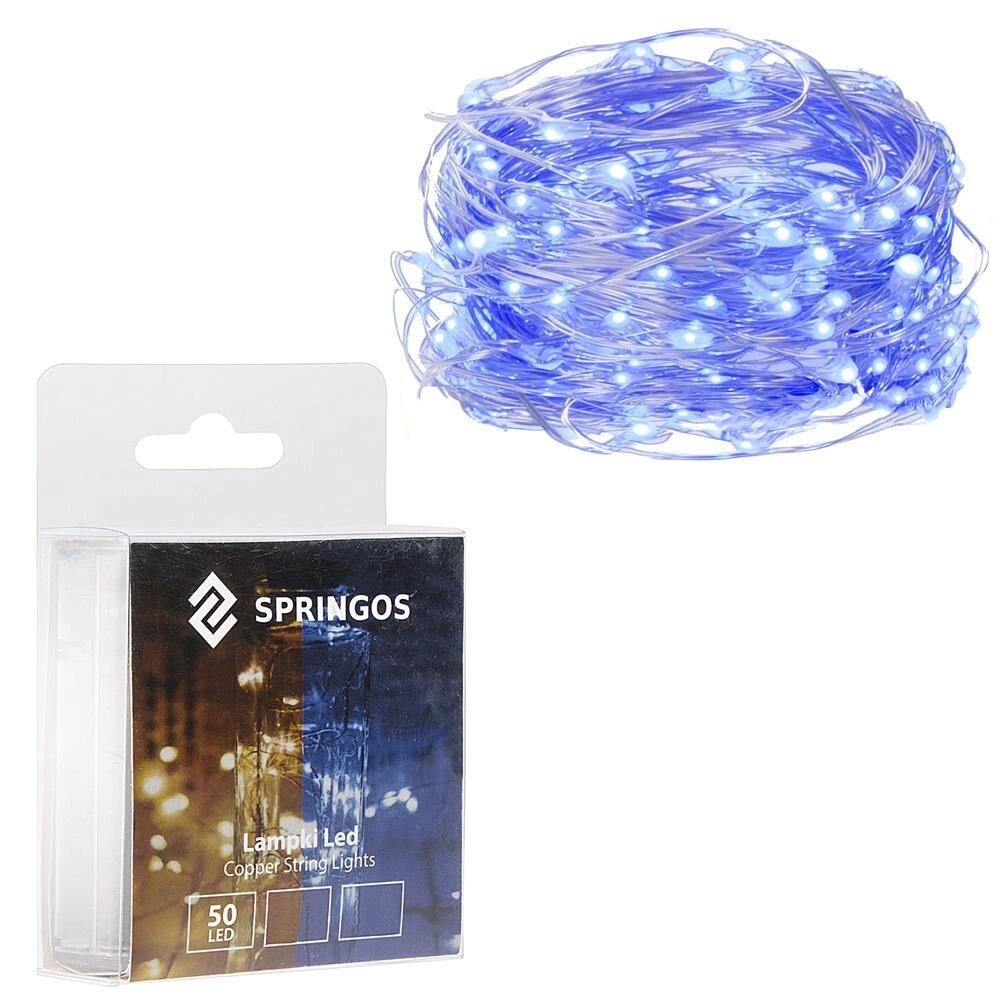 Батарея світлодіодні лампи 50 led_x000D_ Springos CL0016 (5907719400358_x000D_) від компанії Euromarka - фото 1