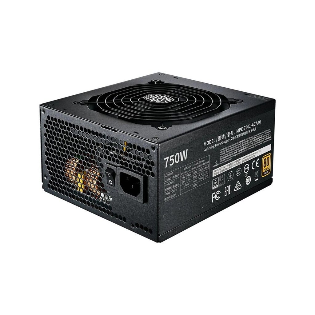 Блок живлення Cooler Master Mpe-7501-Afaag-Eu Atx 750 Вт 80 Plus Gold від компанії Euromarka - фото 1