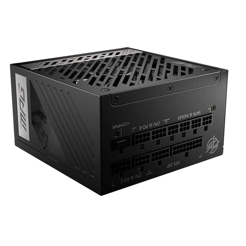 Блок живлення Msi Mpg A1000G PCIe5 Black 1000 Вт 80 Plus Gold від компанії Euromarka - фото 1