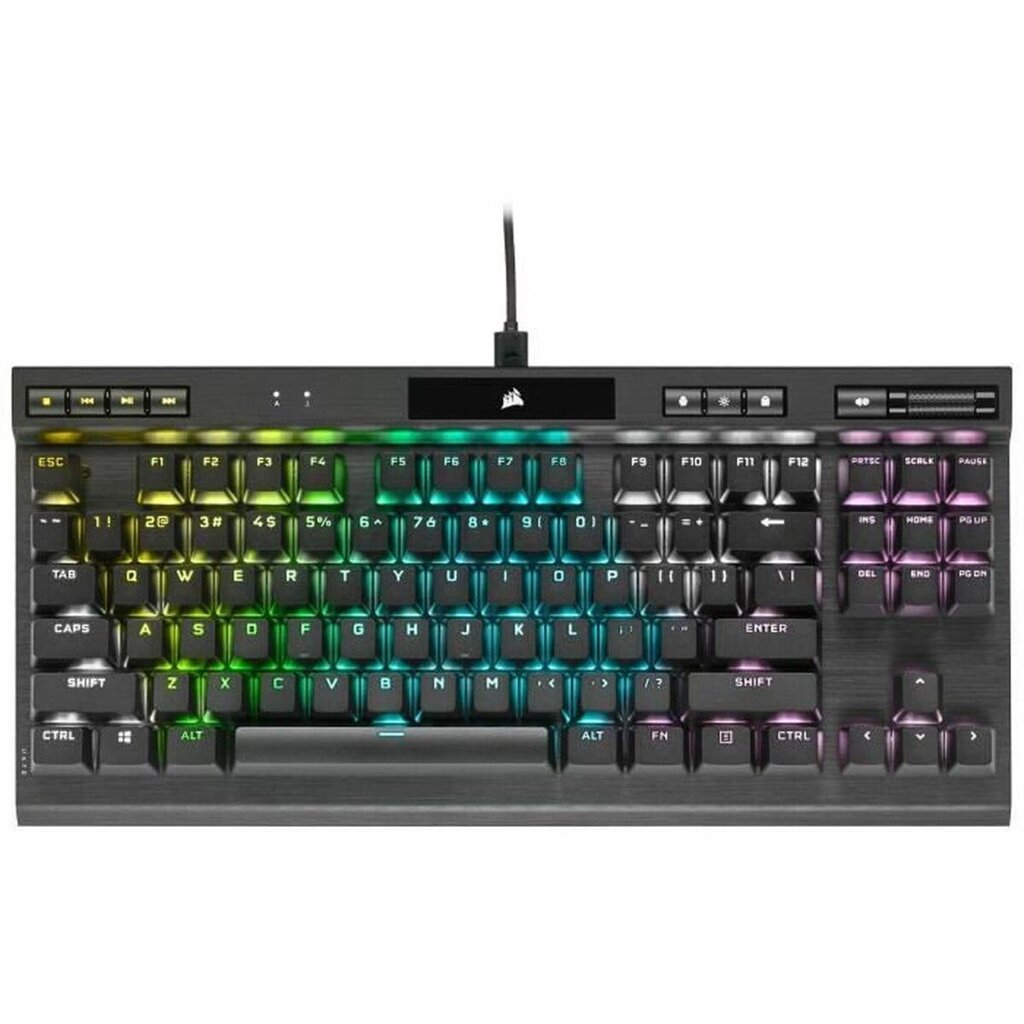 Bluetooth-клавіатура з підставкою для планшета Corsair K70 Rgb Tkl Black French Azerty від компанії Euromarka - фото 1