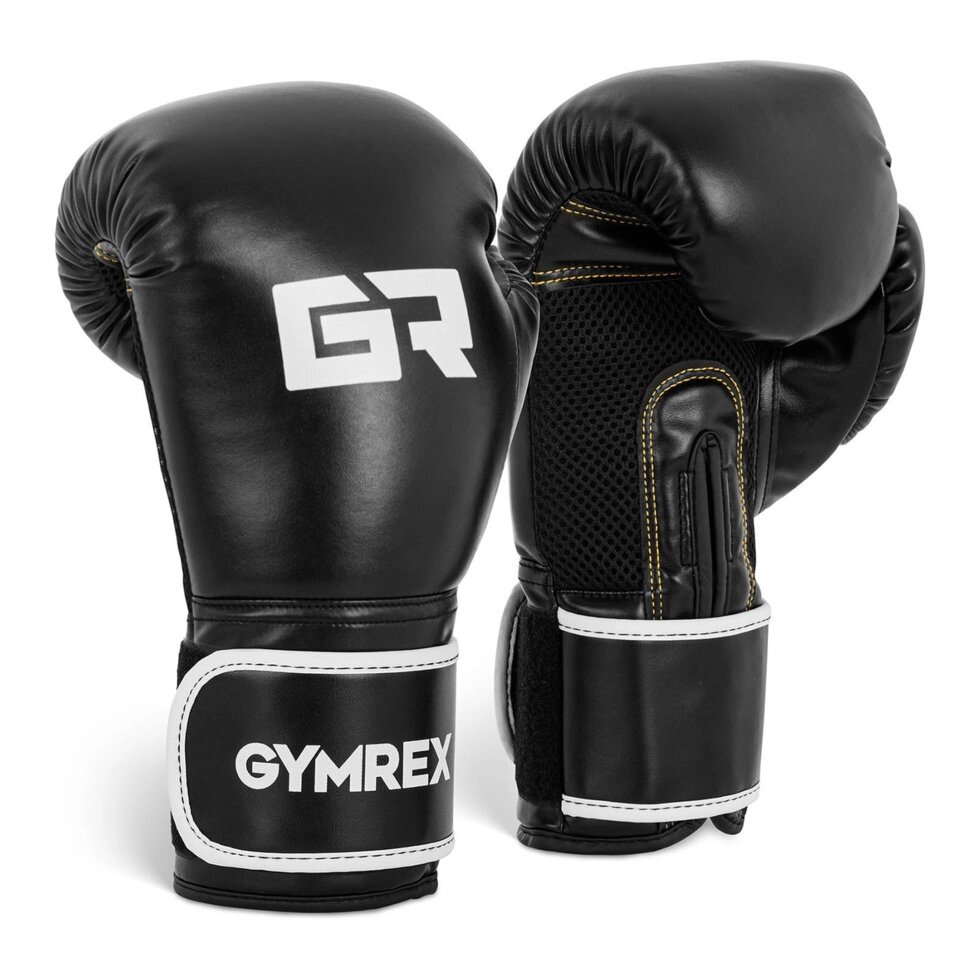 Бокс -рукавички - 14 унцій - чорний Gymrex (-) від компанії Euromarka - фото 1