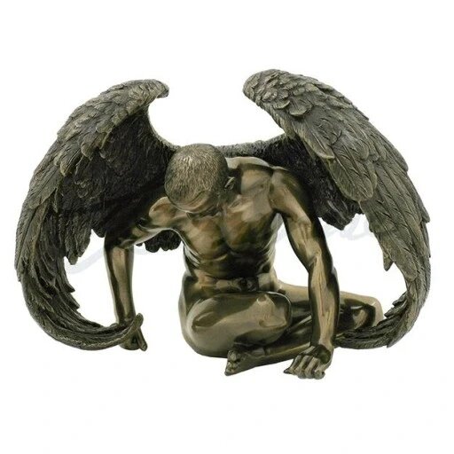 Чоловічий ангел ангел на основі долоні Veronese Wu76014 Статуетка Бренд Європи від компанії Euromarka - фото 1