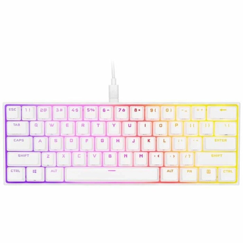 Corsair K65 Rgb Mini Azerty Клавіатура Французький Чорний від компанії Euromarka - фото 1