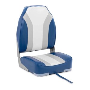Łdź крісло - 36x43x60 см - білий, синій, сірий MSW EX10061635 човни (