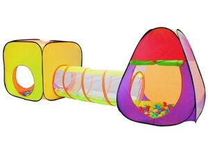 Дитячий намет IGLO + тунель + 200 м'ячів