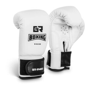 Дитячі боксерські рукавички - білі - 4 унції Gymrex (