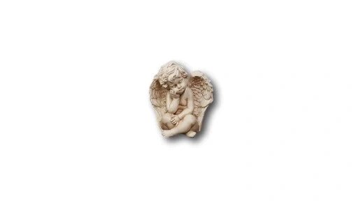 Дія фігурує прикраса ангела ангела сидить маленький амор Статуетка Бренд Європи від компанії Euromarka - фото 1