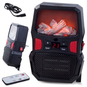 Електричний нагрівач Mini Flame камін 1000W 15680