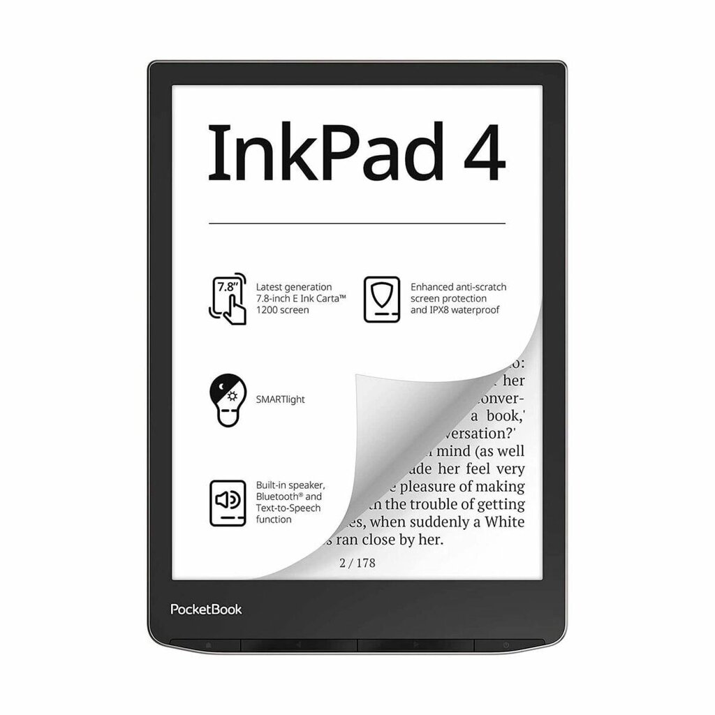 Електронна книга Pocketbook Inkpad 4 32 ГБ 7,8 дюйма від компанії Euromarka - фото 1