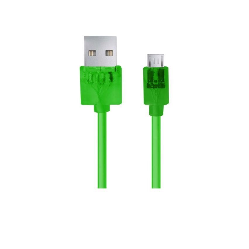 Esperanza кабель micro usb 2.0 a-b m / m 1.0 m білий прозорий EB184G від компанії Euromarka - фото 1