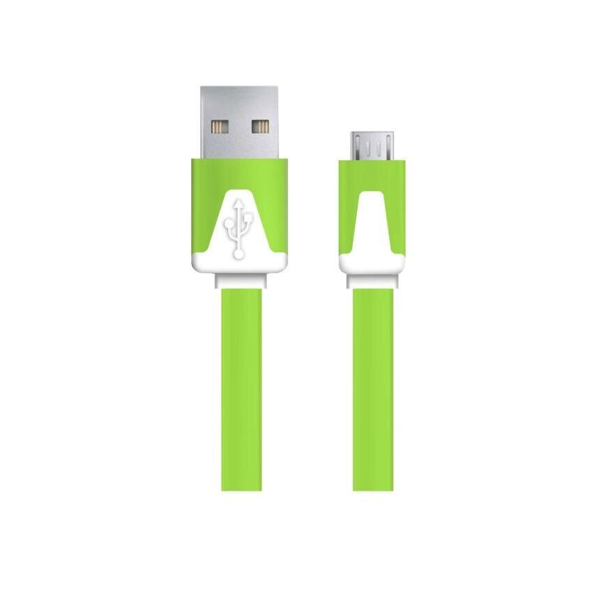 Esperanza кабель micro usb 2.0 a-b m/m 1.0 m плоский жовтий EB183G від компанії Euromarka - фото 1